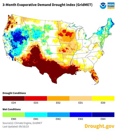 Summer 2023 in Review: A Look Back at Drought Across the U.S. in 10 Maps | September 21, 2023 ...