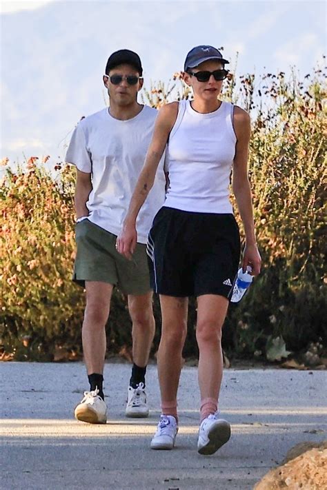 EMMA CORRIN and Rami Malek Out Hiking in Los Angeles 11/02/2023 ...