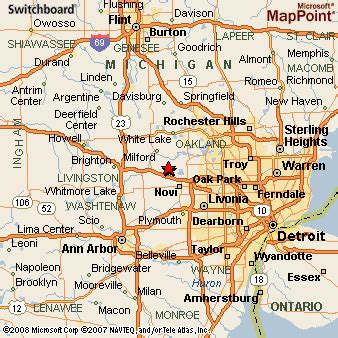 Where is Wixom, Michigan? see area map & more