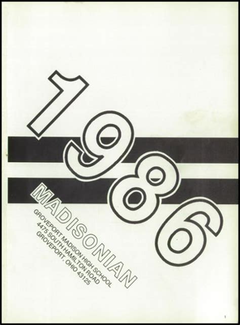 Explore 1986 Groveport Madison High School Yearbook, Groveport OH ...