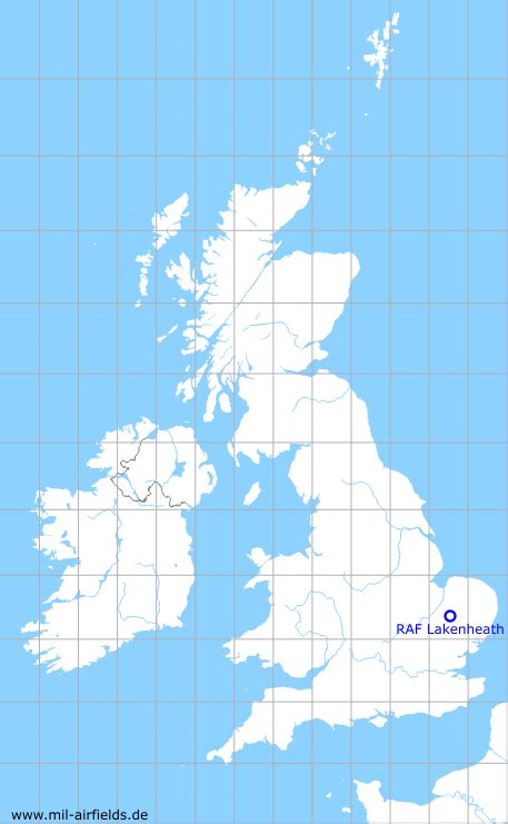 Flugplatz RAF Lakenheath - Historische Anflugkarten - Military Airfield Directory