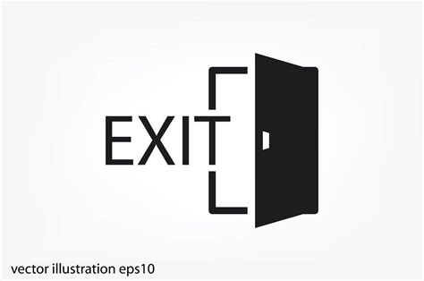 Exit Logo - LogoDix