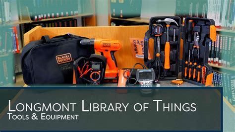 Library of Things - Tools & Equipment - YouTube