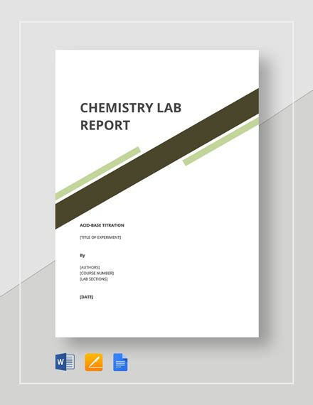 38+ Lab Report Templates - PDF, Google Docs, Word, Apple Pages