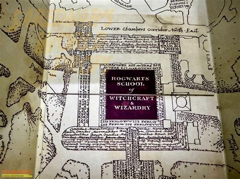 Harry Potter and the Prisoner of Azkaban The Marauders Map replica movie prop