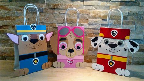 Party Bags Paw Patrol treat bags, Paw Patrol party supplies 12 Paw ...