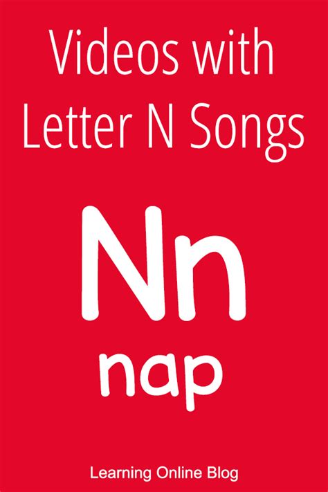 Videos with Letter N Songs - Learning Online Blog