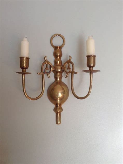 Brass Candle Holder Wall Mount