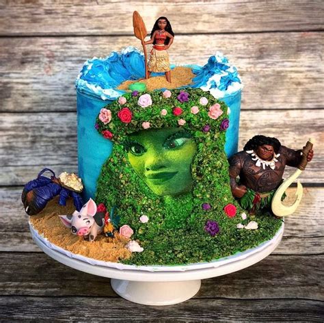 15 Beautiful Moana Birthday Cake Ideas (This is a Must for the Party)