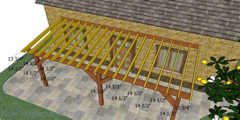 Patio Cover - Free DIY Plans | HowToSpecialist - How to Build, Step by Step DIY Plans