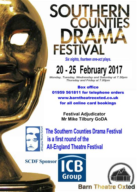 Southern Counties Drama Festival at Barn Theatre, Oxted event tickets from TicketSource