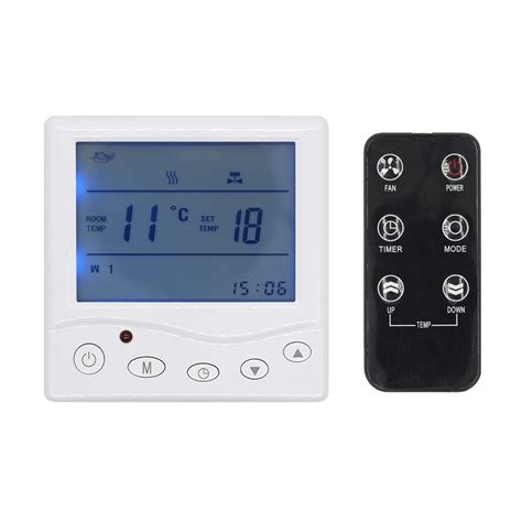 Wireless LCD Display Water digital weekly programmable Thermostat Room Temperature Controller ...