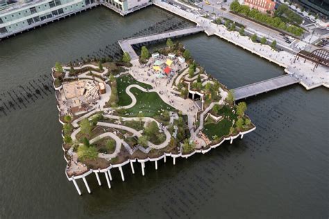 Heatherwick Studio's Little Island Creates an Artificial Landscape ...