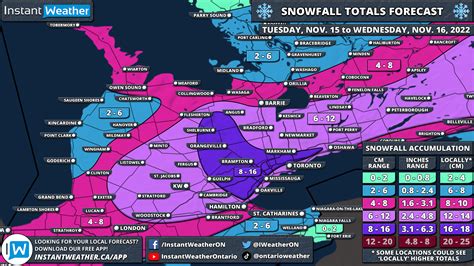 First Widespread System Snowfall of the Season for Southern Ontario ...