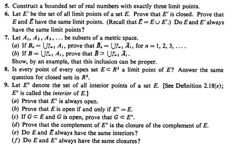 Solved 5. Construct a bounded set of real numbers with | Chegg.com