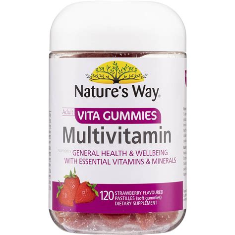 Nature's Way Vitagummies For Adults Multi-vitamin 120 Pack | Woolworths