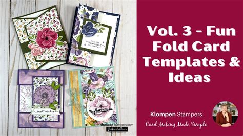 Fun Fold Card Ideas & Templates To Love | Vol 3 Fun Fold Card Templates ...