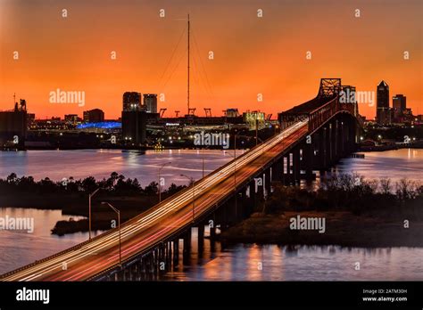 Jacksonville Sunset skyline Stock Photo - Alamy