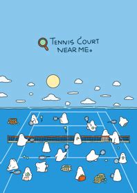 Ghost community:Tennis court near me. – LINE theme | LINE STORE