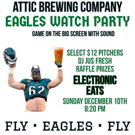 Eagles vs. Dallas Watch Party | Attic Brewing Co.