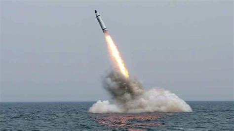 North Korea tests submarine ballistic missile