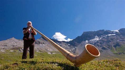 Where Can I see an Alphorn being played?