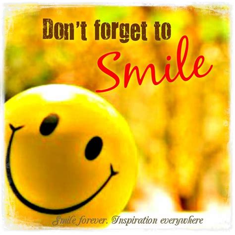 Don't forget to #smile ~ #quotes #inspirationalquote | Dont forget to smile, Thank you smiley ...