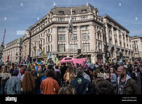 Environmental activists block parts of central London in climate change ...