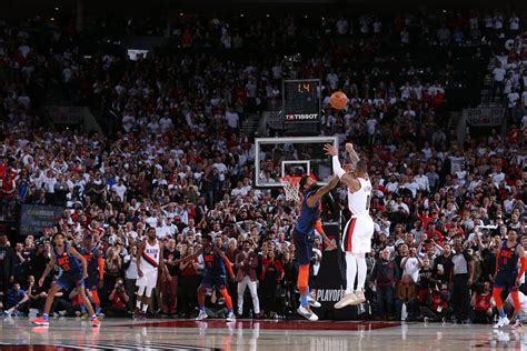 Damian Lillard S Night Will Live In Blazers History - Damian Lillard Buzzer Beater Okc (#3065098 ...