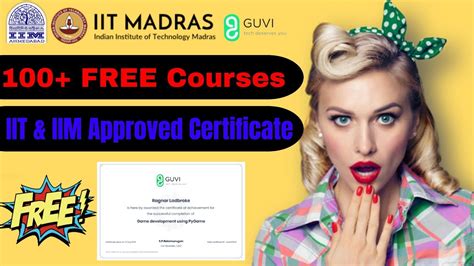 💥100+ FREE Courses by IIT Madras/IIM Ahmedabad By GUVI 2020 | FREE ...