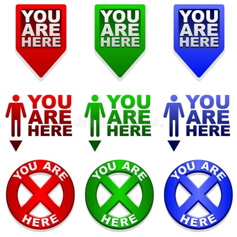 You Are Here Symbol Clipart Images