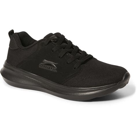 Slazenger Men's Lace Up Sport Shoes - Black | BIG W