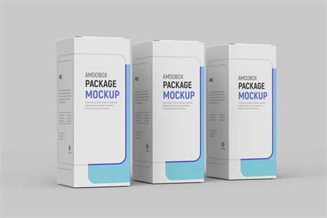 Pharmaceutical Packaging Mockup (PSD)