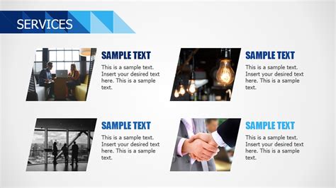 Blue Business PowerPoint Template - SlideModel