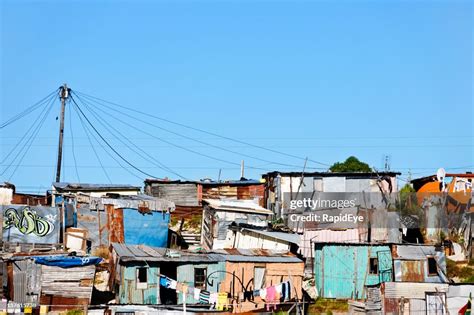 Informal Settlement Or Shantytown Outside Cape Town High-Res Stock Photo - Getty Images