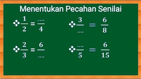 Materi pecahan kelas 4 sd ruang guru | Play