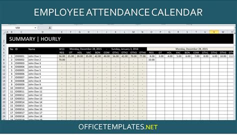 Employee Attendance Tracker Excel Templates Excel Spr - vrogue.co