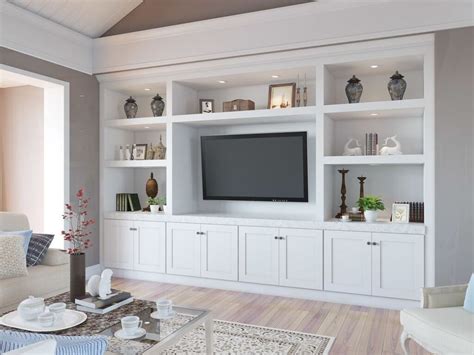 Aspen White Shaker Pre-Assembled TV Room Cabinet - The RTA Store