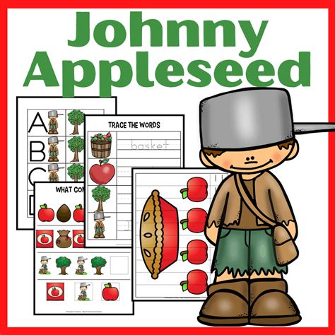 Johnny Appleseed Hat Craft Template