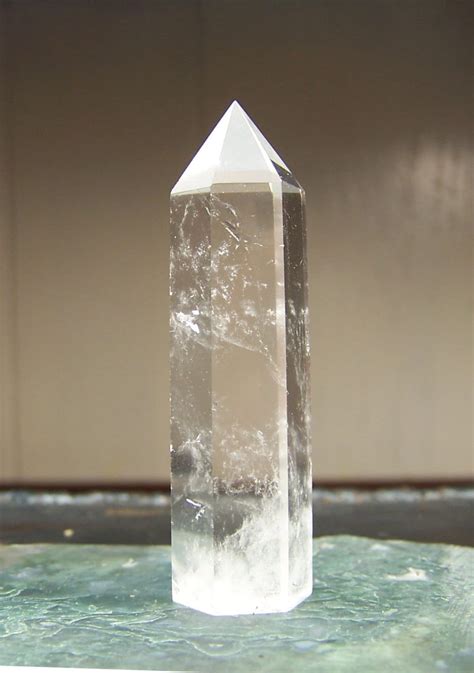 Quartz Crystal Prism shape Clear Quartz Crystal wire