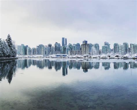 Vancouver, BC after a rare snow storm : r/MostBeautiful