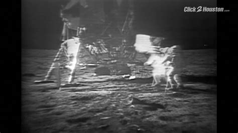 Neil Armstrong first steps on the moon - YouTube