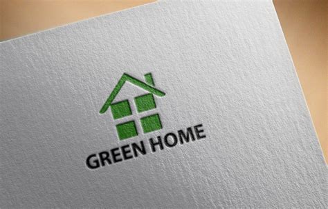 Green Home Logo on Behance