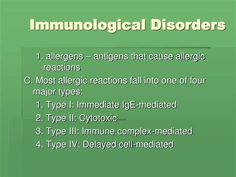 PPT - Immunological Disorders PowerPoint Presentation, free download - ID:2325215