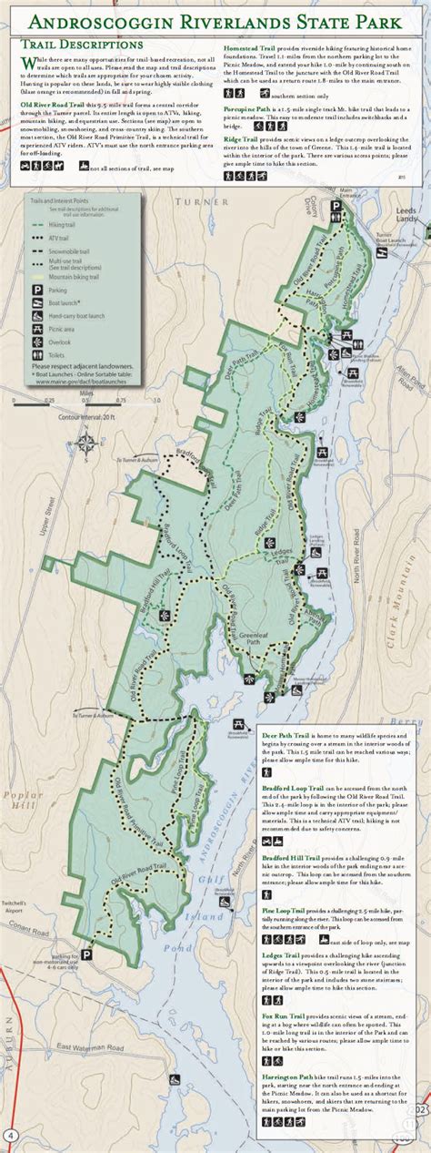 Androscoggin Riverlands State Park, Turner - Maine by Foot