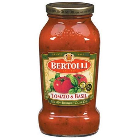 Bertolli Tomato & Basil Pasta Sauce, 24 Oz - Walmart.com