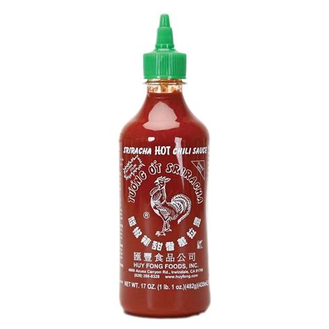 Sriracha 17oz (Small) - Wholesome Fresh