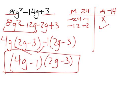 Factoring Quadratic Trinomials | Math, Algebra, Quadratic Equations, Factoring, Trinomials ...