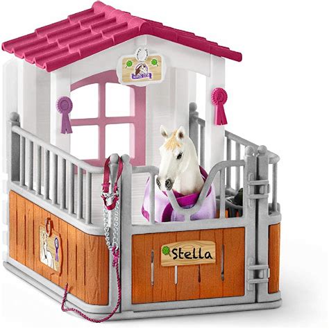 Schleich Horse Stable / Stall with Lusitano Mare - Buy Toys from the Adventure Toys Online Toy ...