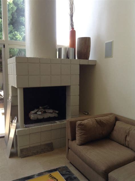 Cinder Block Fireplace Ideas